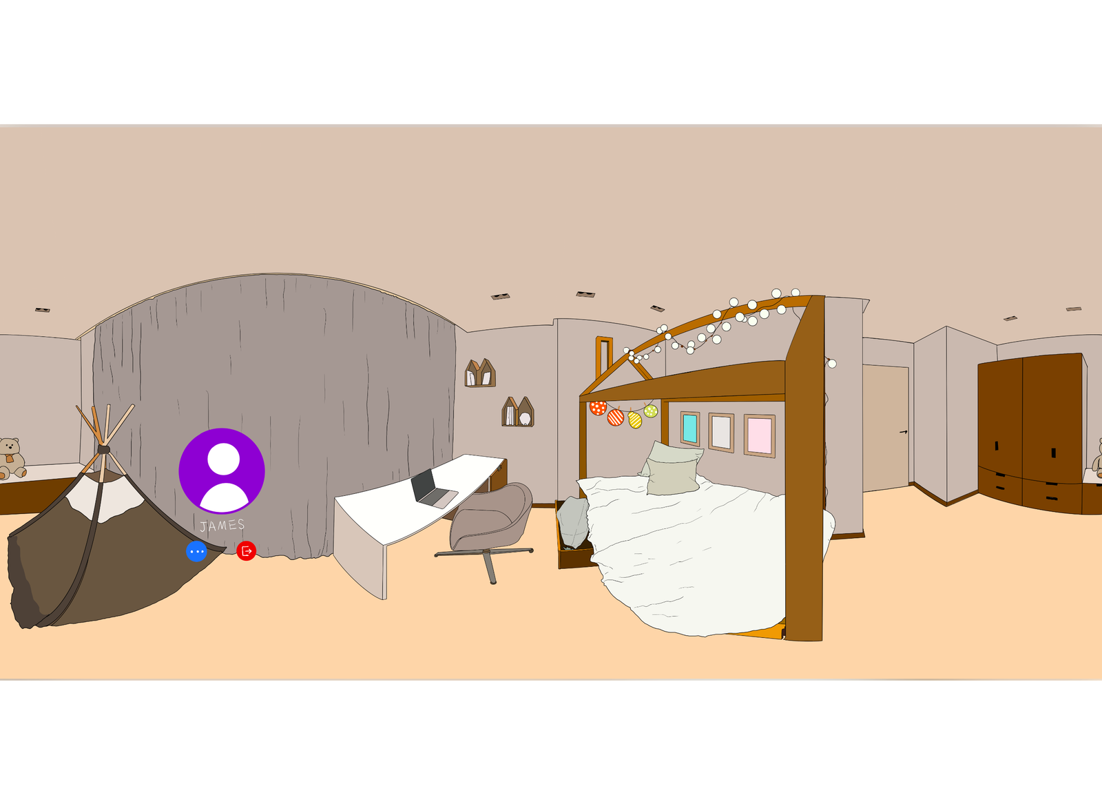 Social Connection Within Personal Spaces: Exploration of virtual visits, allowing friends and family members to enter shared spaces and interact with users remotely.