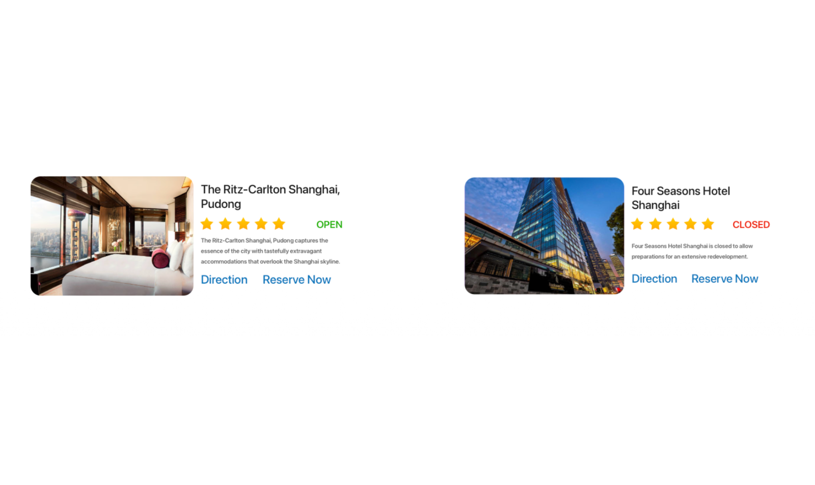 Recommendation cards evolved through several iterations, improving information hierarchy while introducing operational status to help users make quicker decisions.